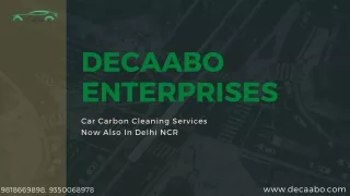 Car Carbon Cleaning