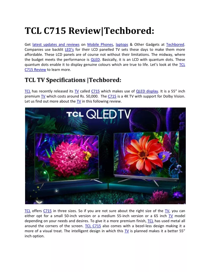 tcl c715 review techbored