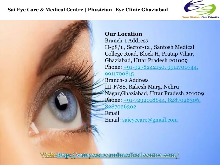 sai eye care medical centre physician eye clinic