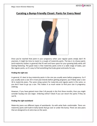 blog1 seven women maternity