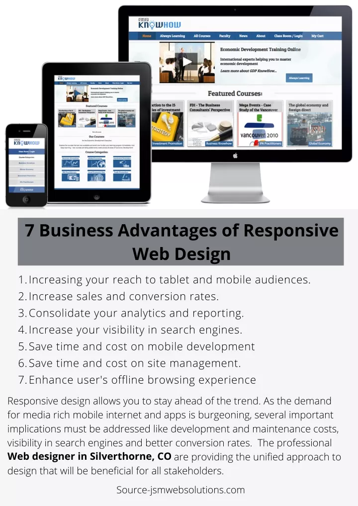 7 business advantages of responsive web design