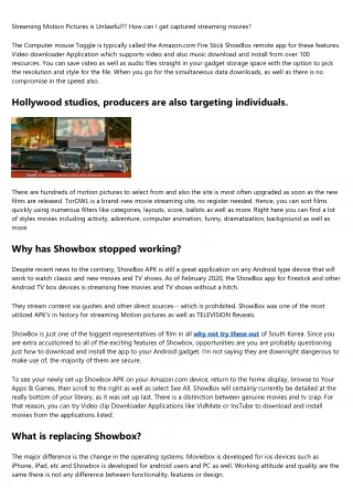 Being A  Celebrity In Your  Market  Refers Showbox