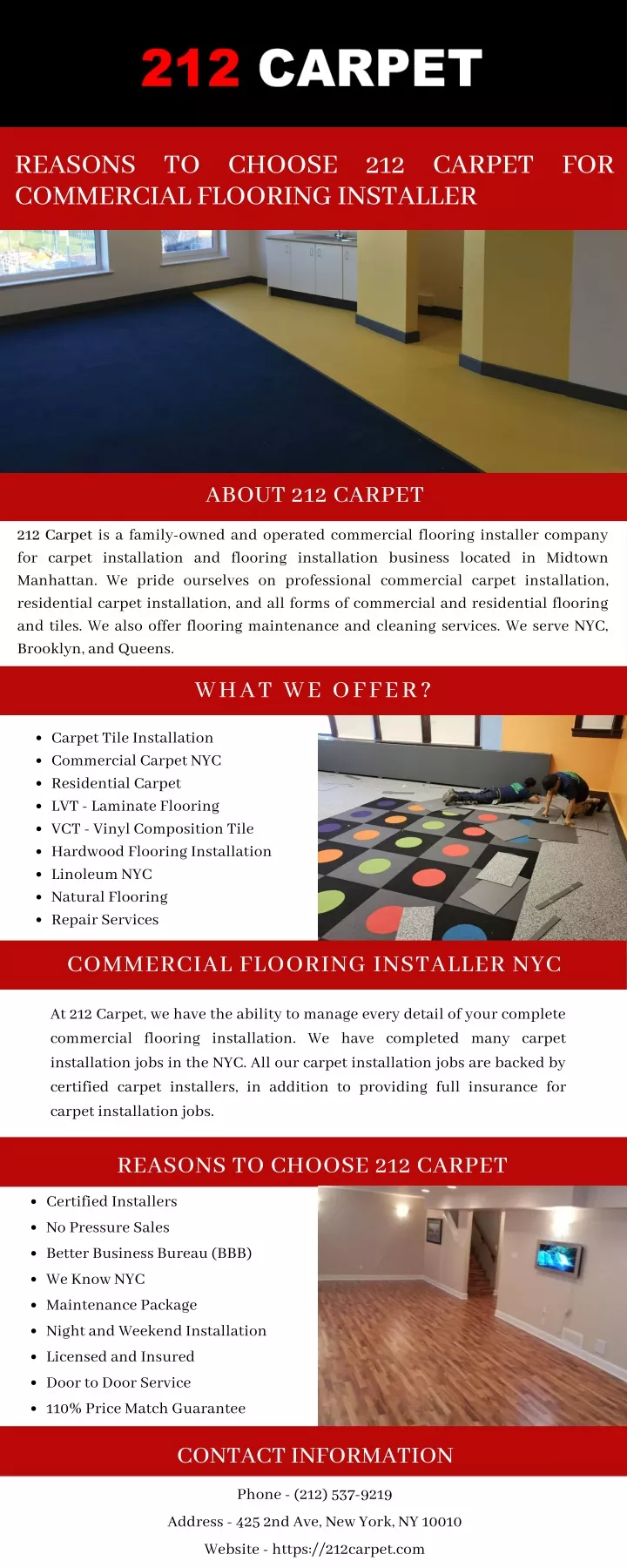 reasons to choose 212 carpet for commercial