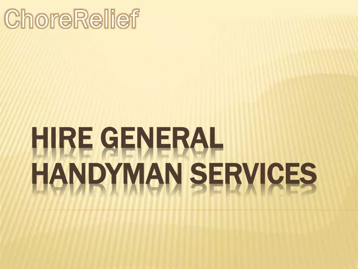 hire general hire general handyman services