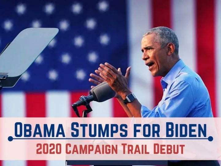 obama stumps for biden in 2020 campaign trail debut