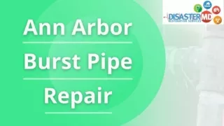 Call Disaster MD for Burst Pipe Repair in Ann Arbor