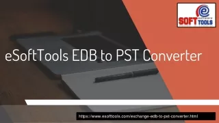 EDB to PST Converter Software 