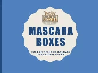 mascara boxes