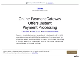 Online Payment Gateway Offers Instant Payment Processing