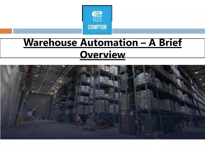 warehouse automation a brief overview