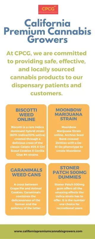 Buy Italian Ice Strain from California Premium Cannabis Growers