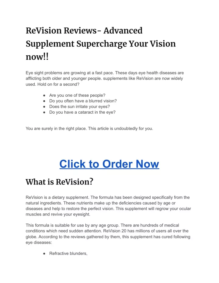 revision reviews advanced supplement supercharge