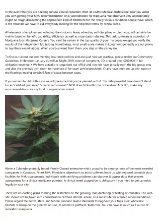 Medical Cannabis Delivery Coming Soon To Longmont, Colorado