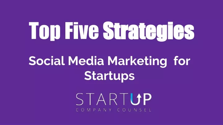 top five strategies