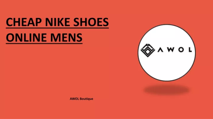 cheap nike shoes online mens