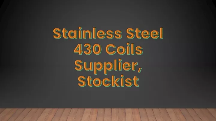 stainless steel 430 coils supplier stockist