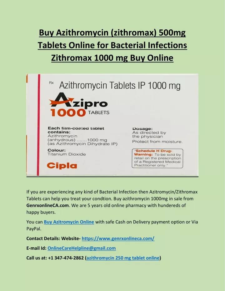 buy azithromycin zithromax 500mg tablets online