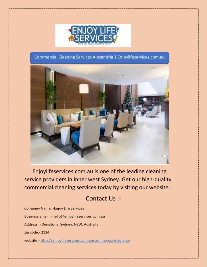 commercial cleaning services alexandria
