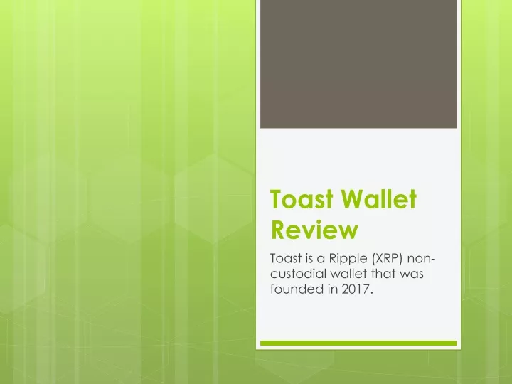 toast wallet review