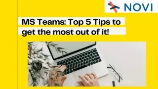 MS Teams: Top 5 Tips to get the most out of it!