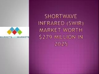 Shortwave Infrared (SWIR) Market worth $279 million in 2025