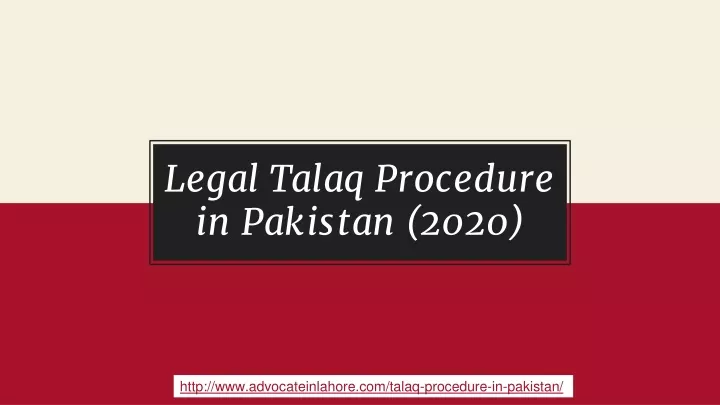 legal talaq procedure in pakistan 2020
