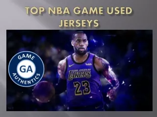Top NBA Game Used Jerseys