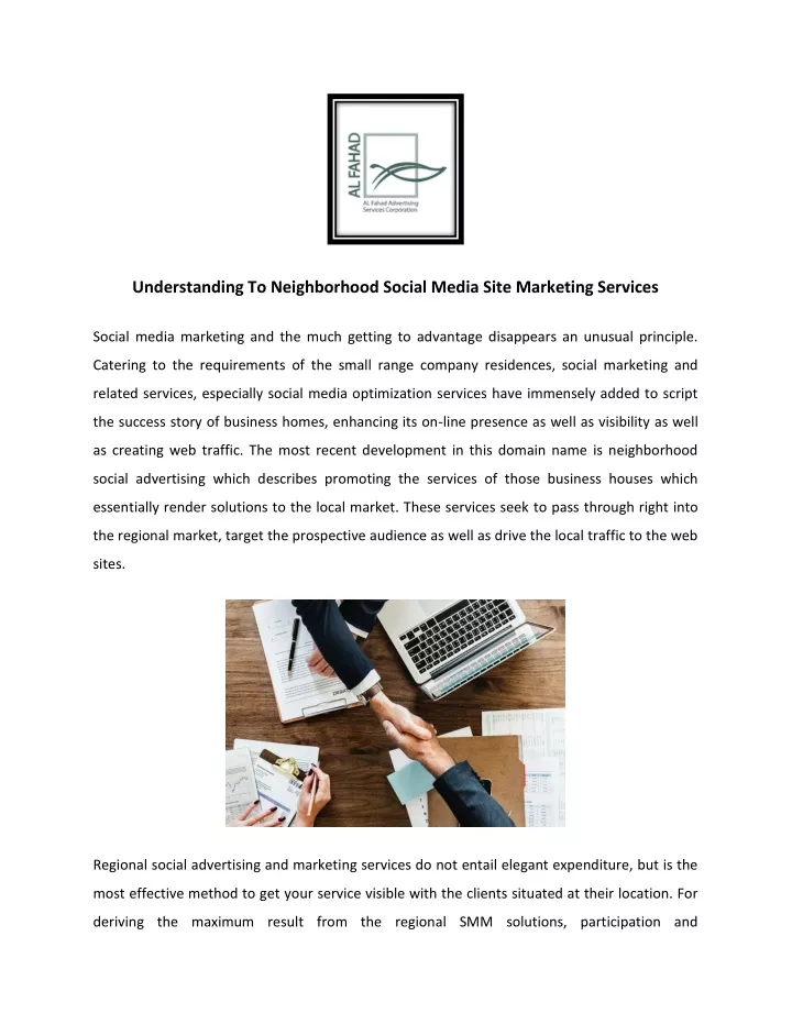 understanding to neighborhood social media site