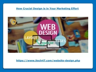 How Crucial Design is in Your Marketing Effort