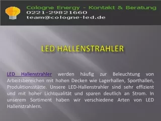 LED Hallenstrahler