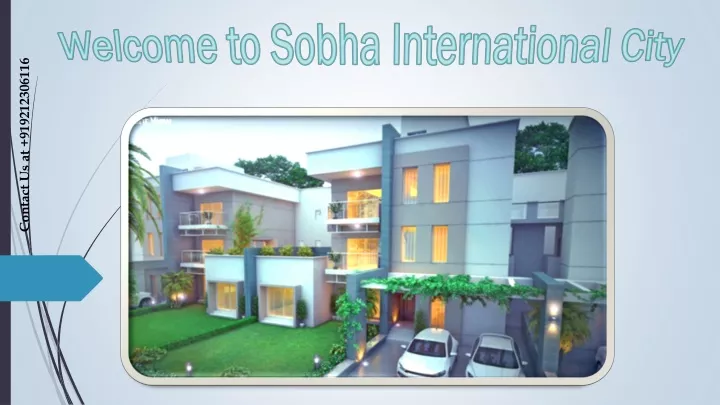welcome to sobha international city