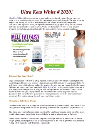 Where to Buy Ultra Keto White Reviews Benfits (website)!