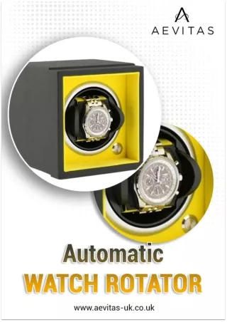 Automatic watch rotator | Aevitas