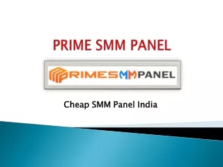 PRIME SMM PANEL