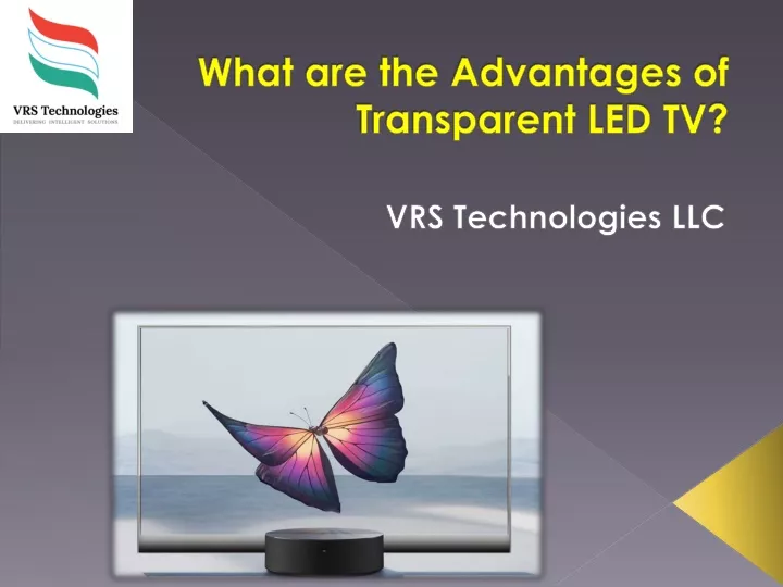 what are the advantages of transparent led tv