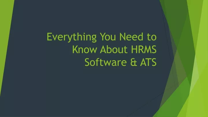 everything you need to know about hrms software ats