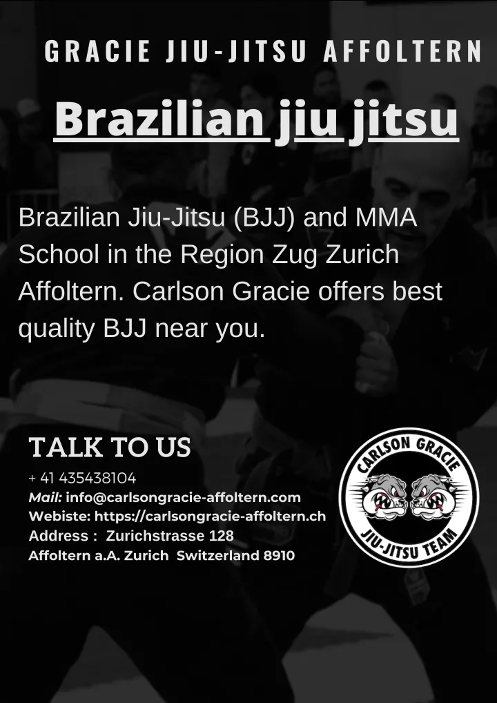 gracie jiu jitsu affoltern brazilian jiu jitsu