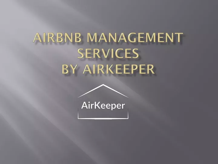 airbnb management services by airkeeper