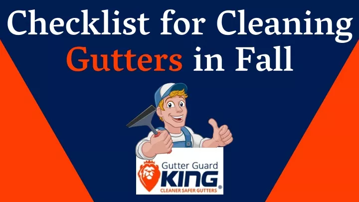 checklist for cleaning gutters in fall
