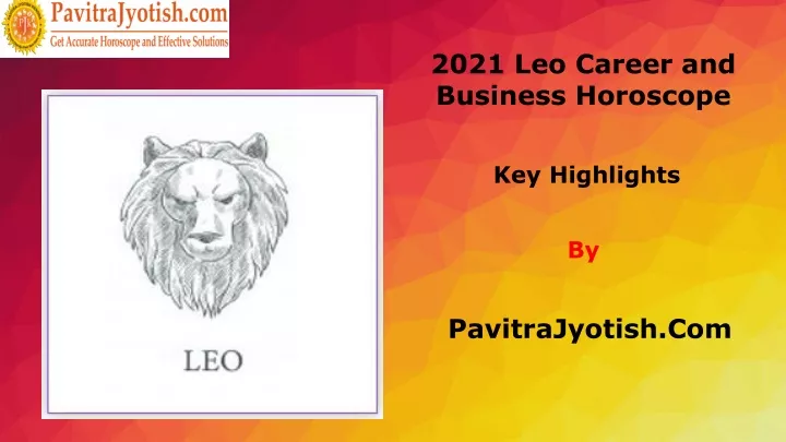 2021 leo career and business horoscope