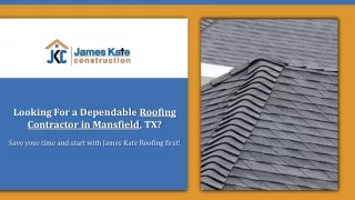 Roofing Company Mansfield Tx