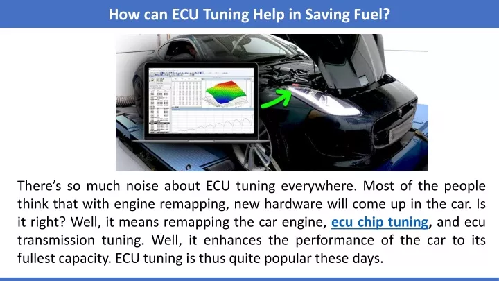 how can ecu tuning help in saving fuel
