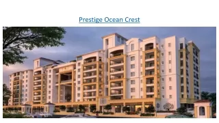Prestige Ocean Crest 3 & 4 Bedroom Apartments In Goa
