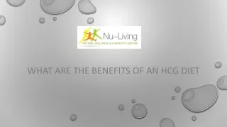 what are the benefits of an hcg diet