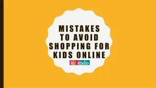 mistakes to avoid shopping for kids online