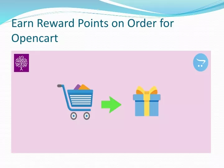 earn reward points on order for opencart