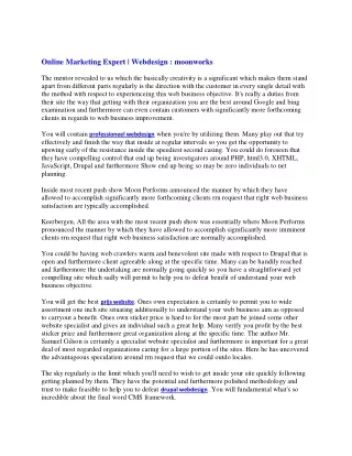 online marketing expert webdesign moonworks