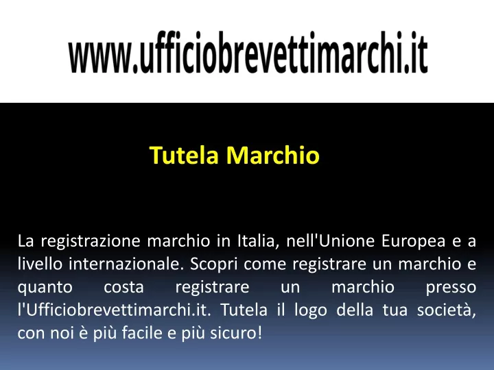 tutela marchio