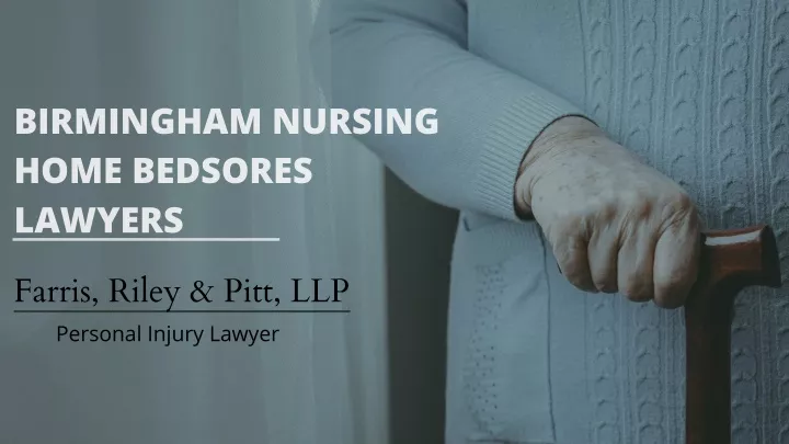 birmingham nursing home bedsores lawyers