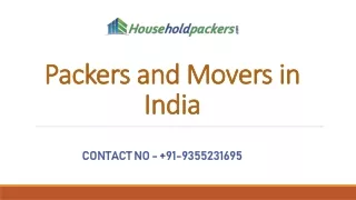 packers and movers in india
